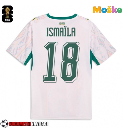 Moške Nogometnih dresov Senegal Ismaila Sarr #18 Domači SP 2026 Kratki rokavi Moške Nogometnih dresov Senegal Ismaila Sarr #18 Domači SP 2026 Kratki rokavi